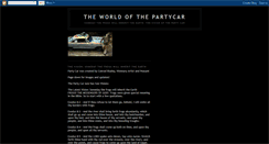 Desktop Screenshot of partycar.blogspot.com