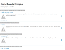 Tablet Screenshot of centelhasde1coracao.blogspot.com