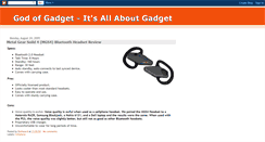 Desktop Screenshot of godofgadget.blogspot.com