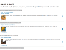 Tablet Screenshot of fisioterapiamanoamano.blogspot.com