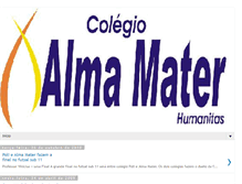 Tablet Screenshot of colegioalmamater.blogspot.com