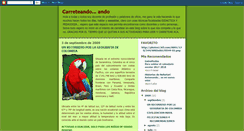 Desktop Screenshot of carreteandoando.blogspot.com