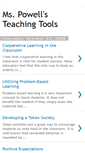 Mobile Screenshot of cpowellteachingtools.blogspot.com