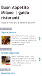 Mobile Screenshot of buonappetitomilano.blogspot.com