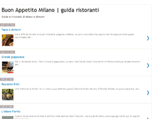Tablet Screenshot of buonappetitomilano.blogspot.com