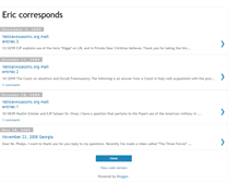 Tablet Screenshot of ericcorresponds.blogspot.com