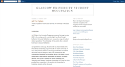 Desktop Screenshot of glasgowunioccupation.blogspot.com