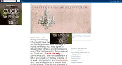 Desktop Screenshot of prettypinkmomlifecoach.blogspot.com