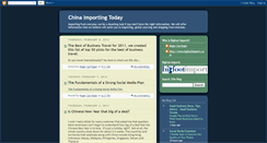 Desktop Screenshot of chinaimportingtoday.blogspot.com