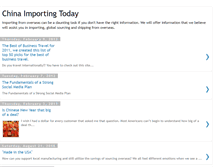 Tablet Screenshot of chinaimportingtoday.blogspot.com