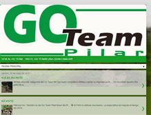 Tablet Screenshot of goteampilar.blogspot.com