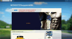 Desktop Screenshot of monstersupplements.blogspot.com