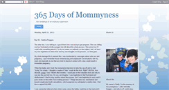 Desktop Screenshot of 365daysofmommyness.blogspot.com