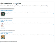 Tablet Screenshot of dysfunctionalbungalow.blogspot.com