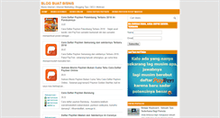 Desktop Screenshot of bisnisbloggerku.blogspot.com