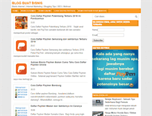 Tablet Screenshot of bisnisbloggerku.blogspot.com