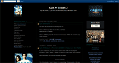 Desktop Screenshot of kyle-xy-season-3.blogspot.com