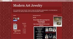 Desktop Screenshot of modernartjewelry.blogspot.com