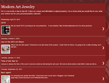 Tablet Screenshot of modernartjewelry.blogspot.com