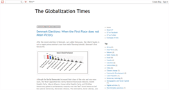 Desktop Screenshot of globalizationtimes.blogspot.com