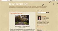 Desktop Screenshot of guthrieart.blogspot.com