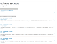 Tablet Screenshot of guiapatadechucho.blogspot.com