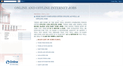 Desktop Screenshot of onlineofflinejobs4all.blogspot.com