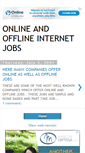 Mobile Screenshot of onlineofflinejobs4all.blogspot.com