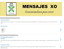 Tablet Screenshot of mensajesxo.blogspot.com