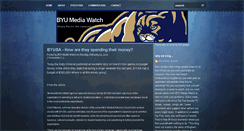 Desktop Screenshot of byumediawatch.blogspot.com