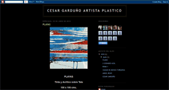 Desktop Screenshot of cesargardunoartistaplastico.blogspot.com