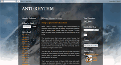 Desktop Screenshot of antirhythm.blogspot.com