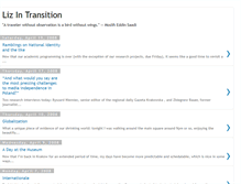 Tablet Screenshot of lizintransition.blogspot.com