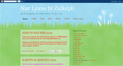 Desktop Screenshot of nurlyana-yana.blogspot.com