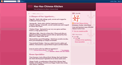 Desktop Screenshot of haohaochinesekitchen.blogspot.com