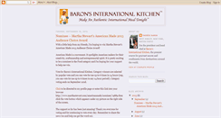 Desktop Screenshot of baronsinternationalkitchen.blogspot.com