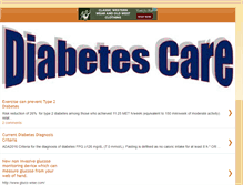 Tablet Screenshot of diabetescareindia.blogspot.com