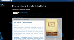 Desktop Screenshot of foiamaislindahistoria.blogspot.com