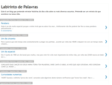 Tablet Screenshot of labirintodepalavras.blogspot.com