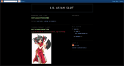 Desktop Screenshot of lilasianslut.blogspot.com