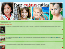 Tablet Screenshot of 4cajuncuties.blogspot.com