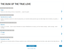 Tablet Screenshot of duskofthetruelove.blogspot.com