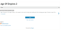 Tablet Screenshot of downloadageofempires2.blogspot.com