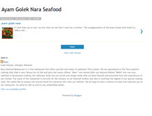 Tablet Screenshot of naraseafood.blogspot.com