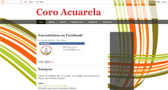 Desktop Screenshot of coroacuarela.blogspot.com