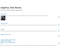 Tablet Screenshot of angelinajoliemovies.blogspot.com