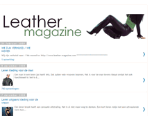 Tablet Screenshot of leathermagazine.blogspot.com