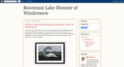 Desktop Screenshot of bownessie.blogspot.com