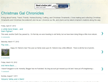 Tablet Screenshot of christmasgalchronicles.blogspot.com