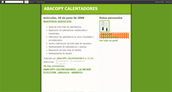 Desktop Screenshot of abacopycalentadores.blogspot.com